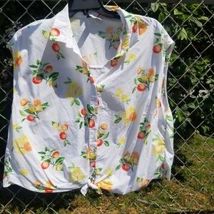 Forever21 Tie Front top